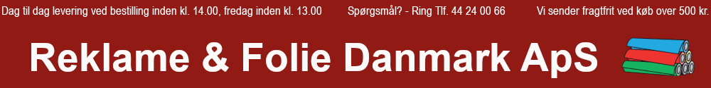 Reklame og folie danmark